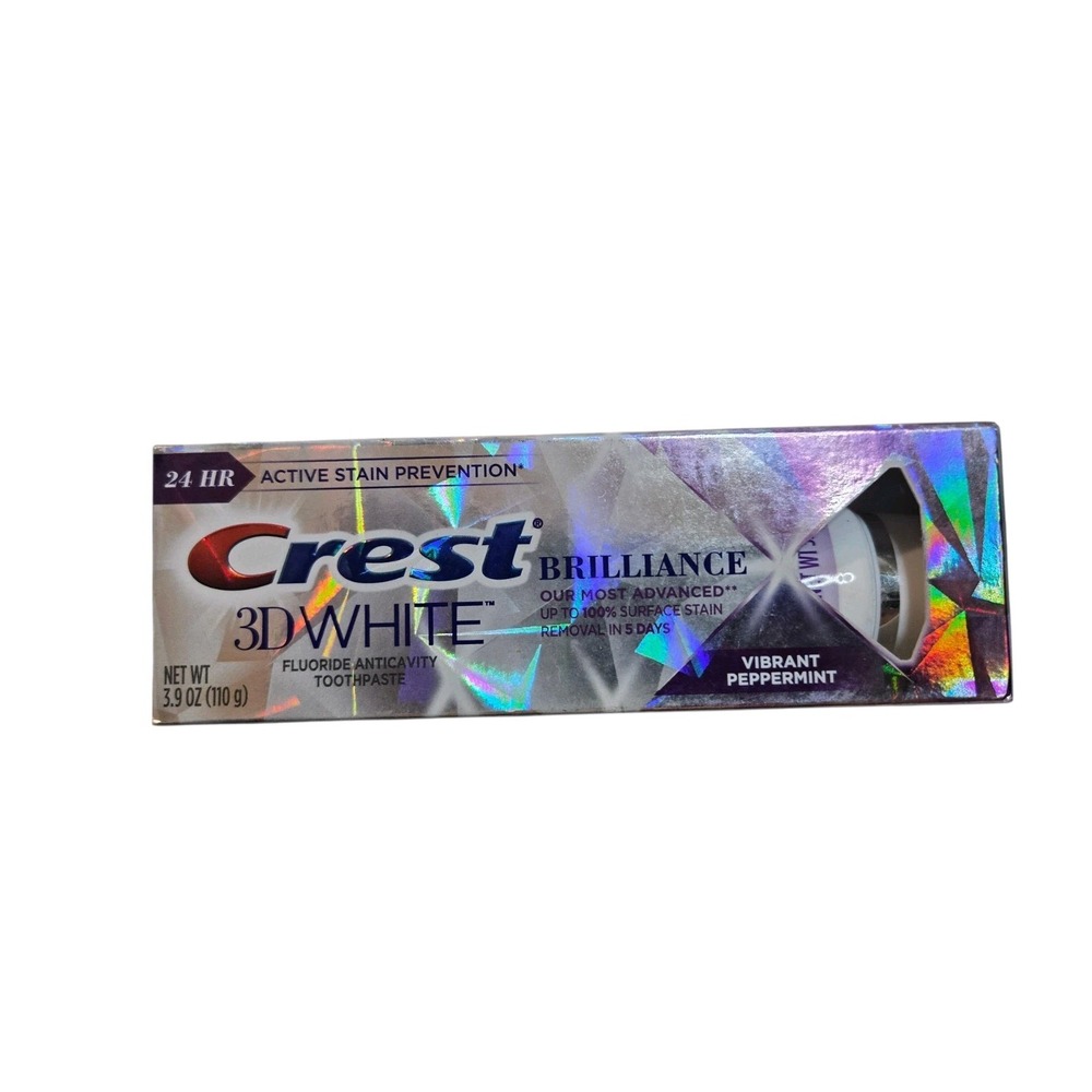 !!!TO CLEAR!!!Crest 3D White Brilliance 3.5oz(Peppermint)*OLD PACKAGING*EXP.AU23